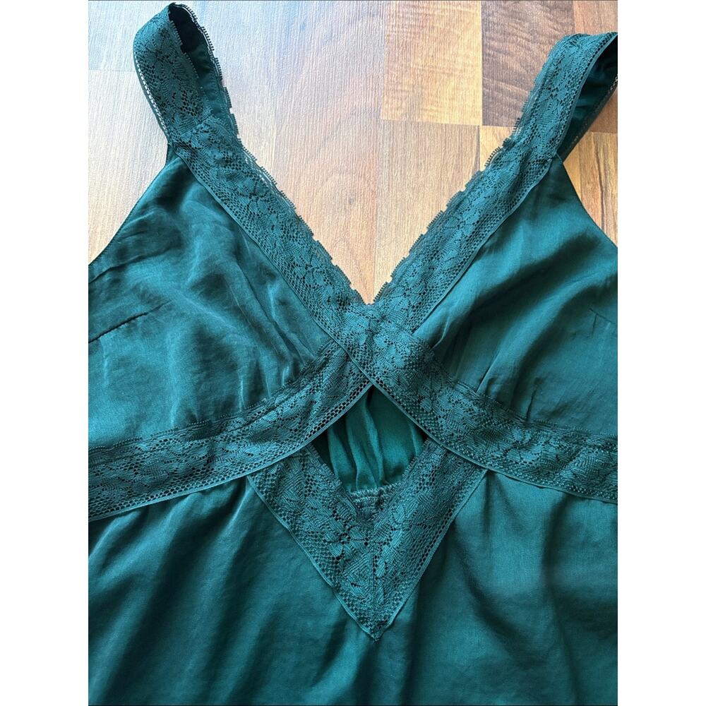 American Eagle Woman’s Forest Green mini dress Size L - Picture 3 of 11